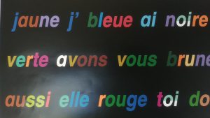 Mots en couleurs méthode Gattegno Corrèze