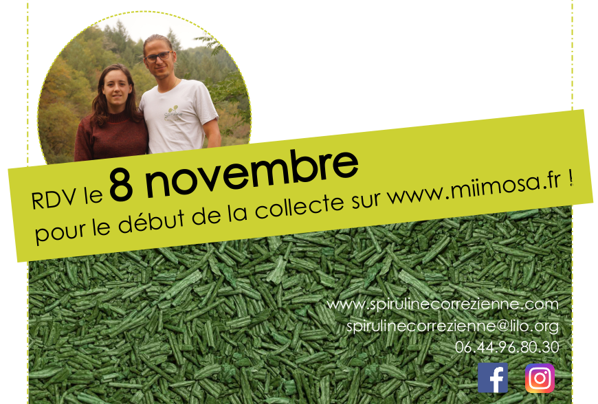 Encore 3 jours pour co-financer Spiruline Bio Corrèze !!