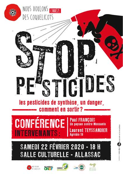 Conférence-débat : les pesticides de synthèse, un danger, comment en sortir?
