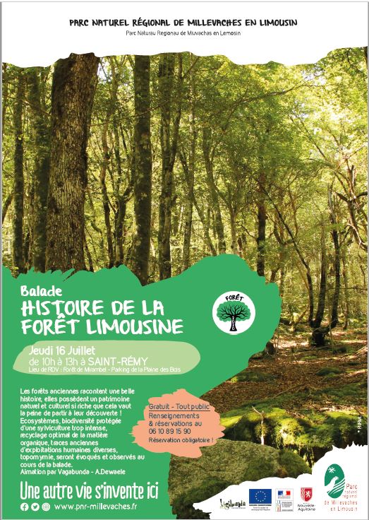 Balade "Histoire de la forêt limousine" le 16-07