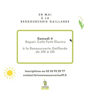 Repair Café Electro [ Ressourcerie Gaillarde ] @ Ressourcerie Gaillarde