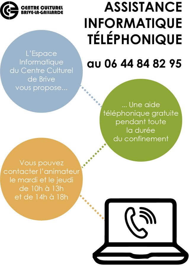 Assistance informatique gratuite en Sud-Corrèze pendant le confinement