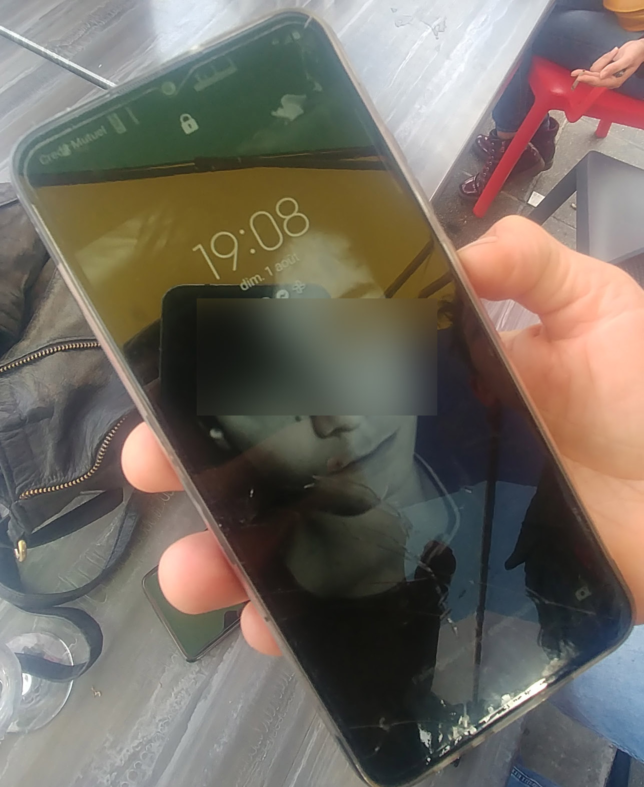 smartphone perdu le 1er aout sur la manif