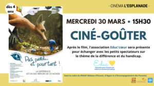 Ciné goûter "Pas Pareil ... et pourtant !" @ Cinéma l'esplanade