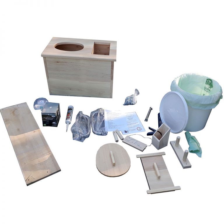 Matériaux et accessoires nécessaires à la construction de toilettes seches atelier collaboratif en Corrèze