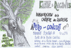 Apéro-concert inauguration de la carrière des Rocheins - FAITE ET RACINES @ La Roche Canillac