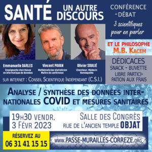Conférence Conseil Scientifique en Corrèze à Objat @ Salle des Congrès à Objat