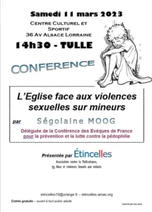 Conférence "L'Eglise face aux violences sexuelles sur mineurs" @ Centre Culturel et Sportif