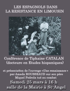 les « Espagnols dans la Résistance en Limousin »