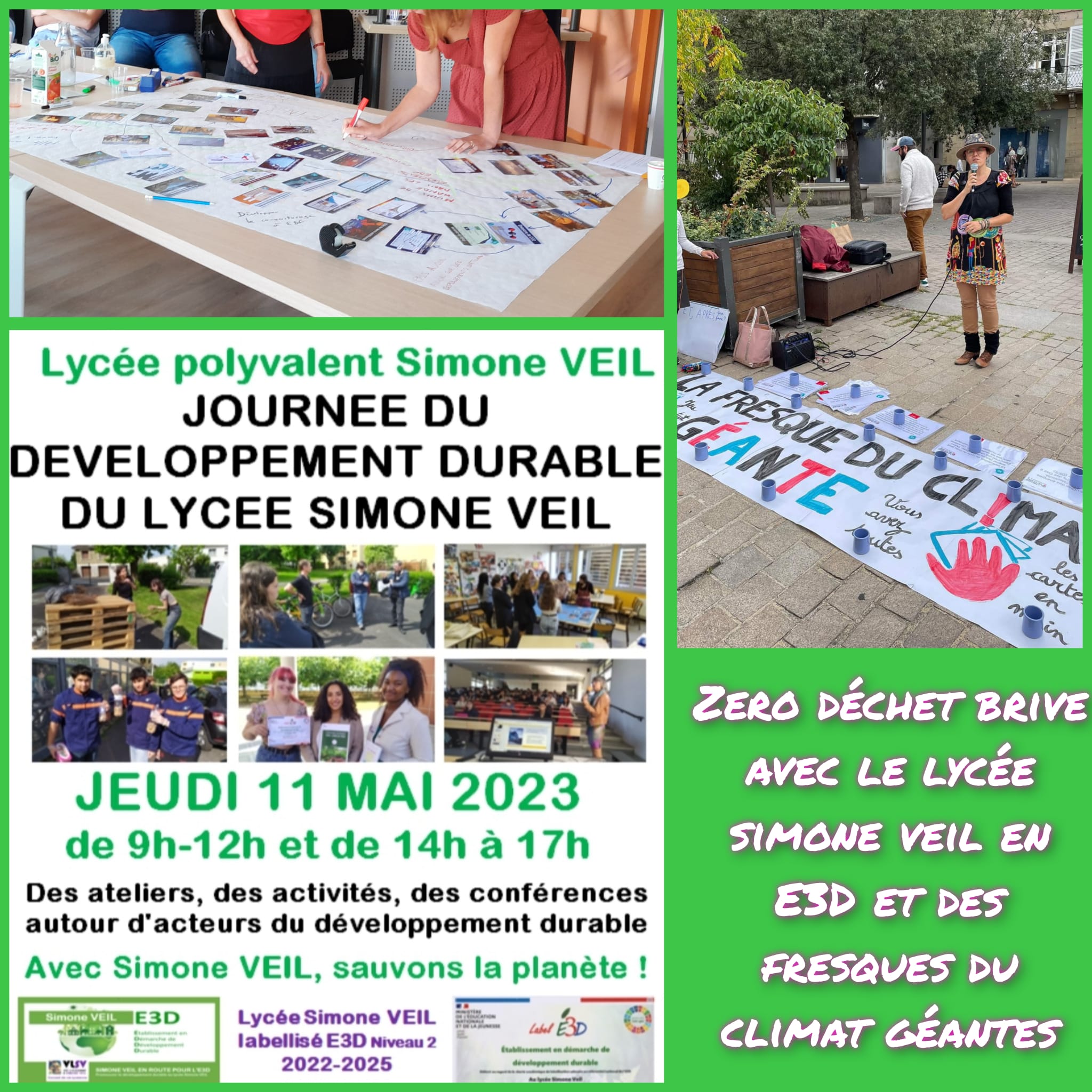 Journée de développement durable au Lycée Simone VEIL