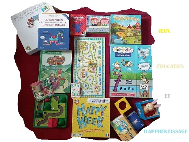 Manuels et livres pour jeux éducatifs et apprentissage en famille