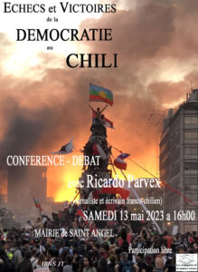 conférence débat :  « Echecs et victoires de la démocratie au Chili » @ Mairie de St Angel