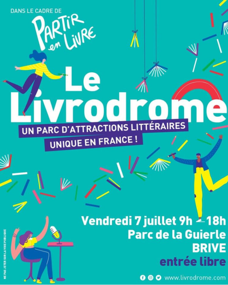 Le livrodrome à Brive ce vendredi 7 juillet 2023