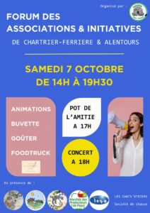Forum des associations de Chartrier-Ferrière - stand de l'Oasis des Âges @ Place raoul Mas