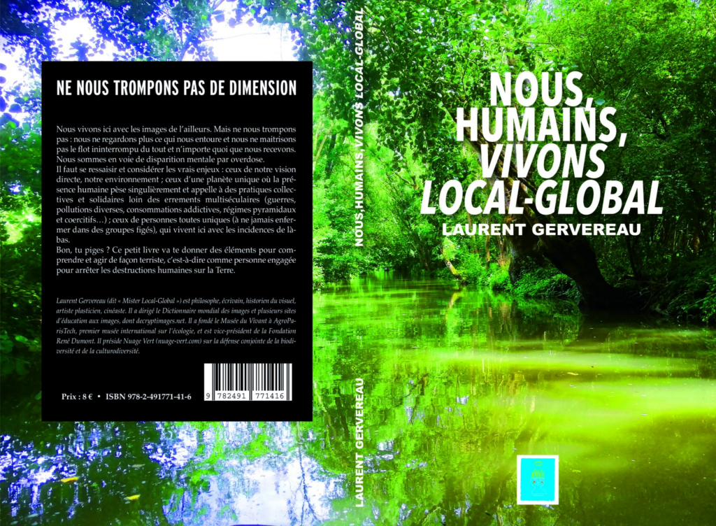 "Nous Humains Vivons Local Global" livre de Laurent Gervereau / Nuage-vert