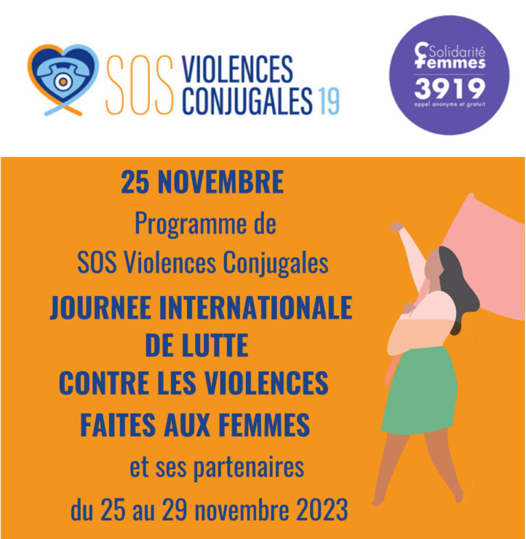 25 novembre journee internationale de lutte contre les violences faites aux femmes - SOS Violences Conjuguales Correze