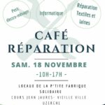 café réparation de la p'tite fabrique solidaire