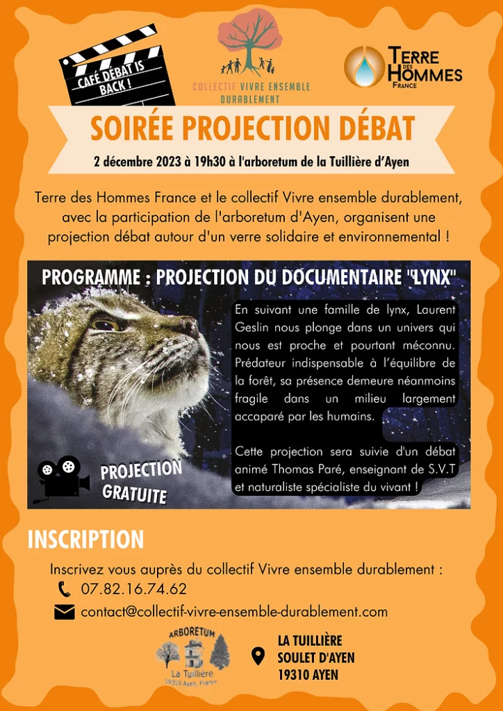 projection débat du film documentaire Lynx