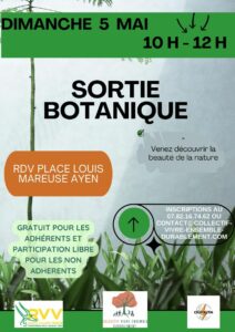 Sortie Botanique avec le collectif Vivre Ensemble Durablement @ RDV Place Louis Mareuse Ayen
