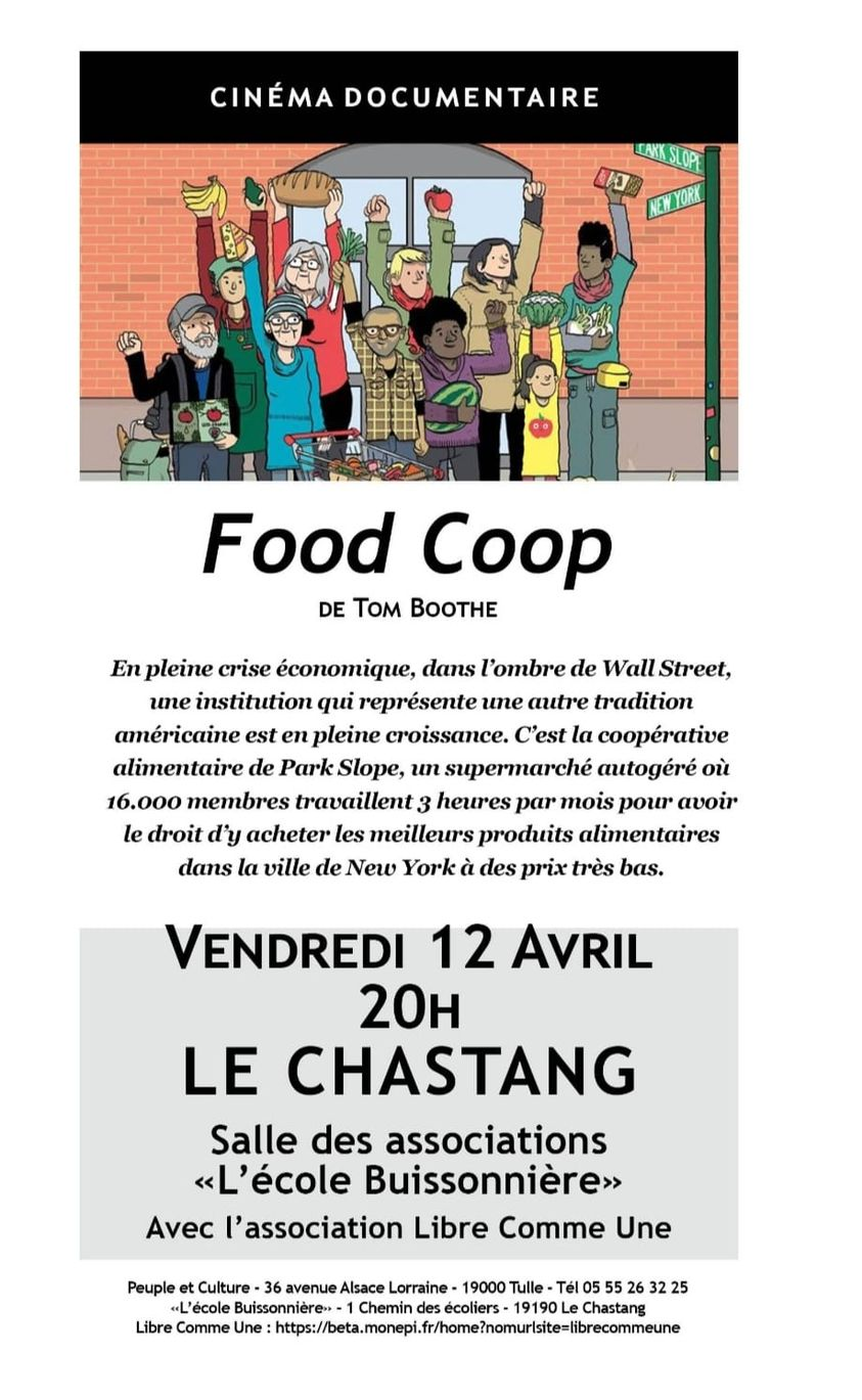 cine debat food coop au chastang