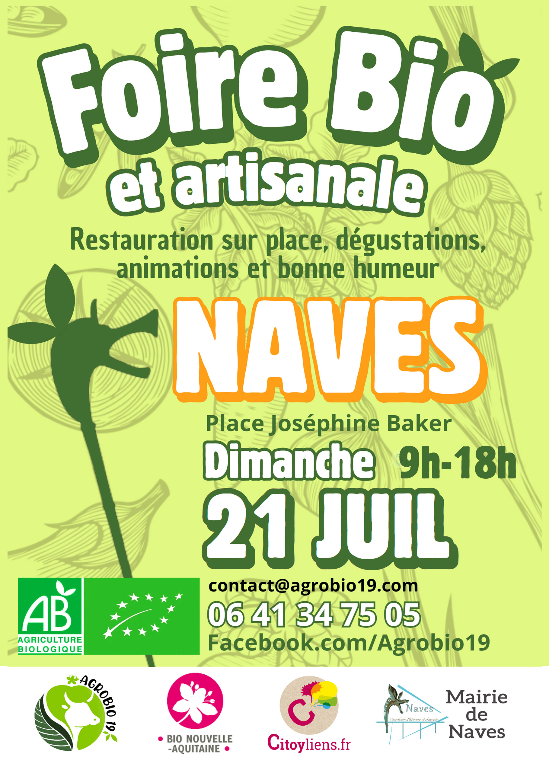 2ème foire bio de Naves organisée par Agrobio19