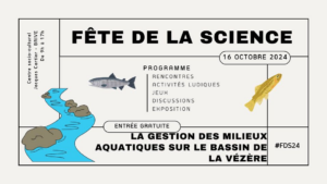 Fête de la science : gestion des milieux aquatiques sur la Vézère