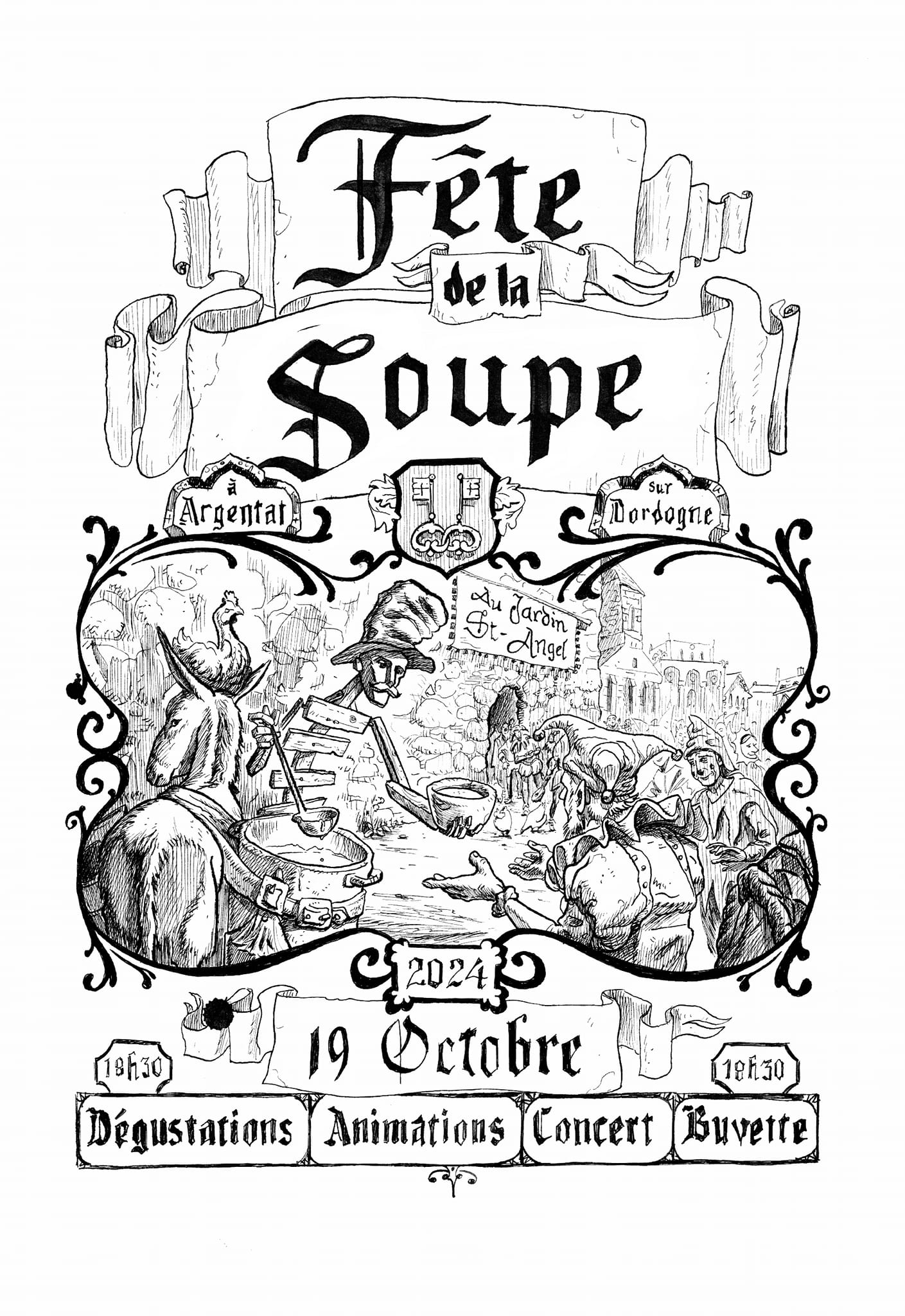 Fête de la Soupe à Argentat - animations, concert