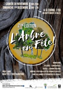 🌳2ÈME ÉDITION DE L'ARBRE EN FÊTE FIN NOVEMBRE🌳 @ Battement d'Ailes, Lauconie, 19150 Cornil