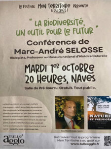 Conférence "Biodiversité" par Marc André Selosse à Naves