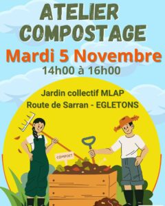 Atelier Compostage [ Asso MLAP ] @ Jardin collectif MLAP