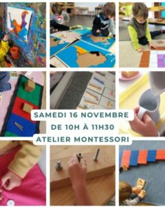 Atelier Montessori [ Parents-Enfants de 2 à 6 ans ] @ Ecole Chrysalis de Bilhac (19120)