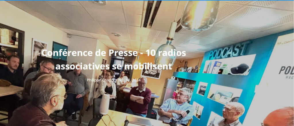 Menace financement des radios associatives