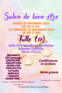 Salon du bien être à Tulle Salle Latreille @ Latreille