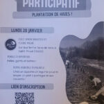 chantier participatif plantation de haies LPO St Privat Terre de Liens