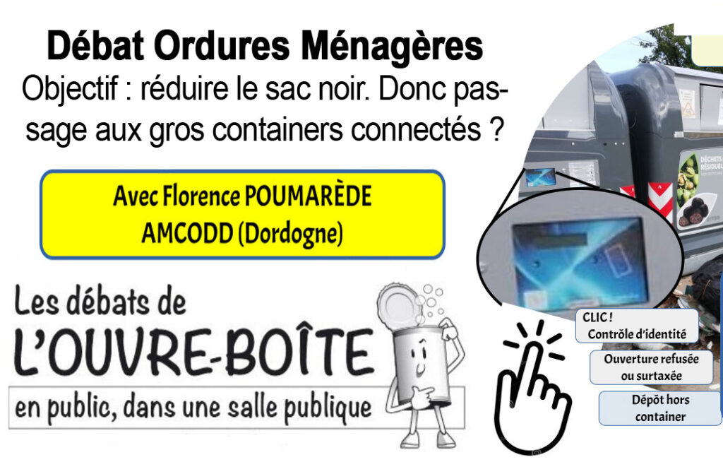 débat public collecte déchets redevance incitative