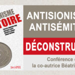 Amalgame Antisionisme / antisémitisme - nécessaire déconstruction - conférence de Béatrice ORES