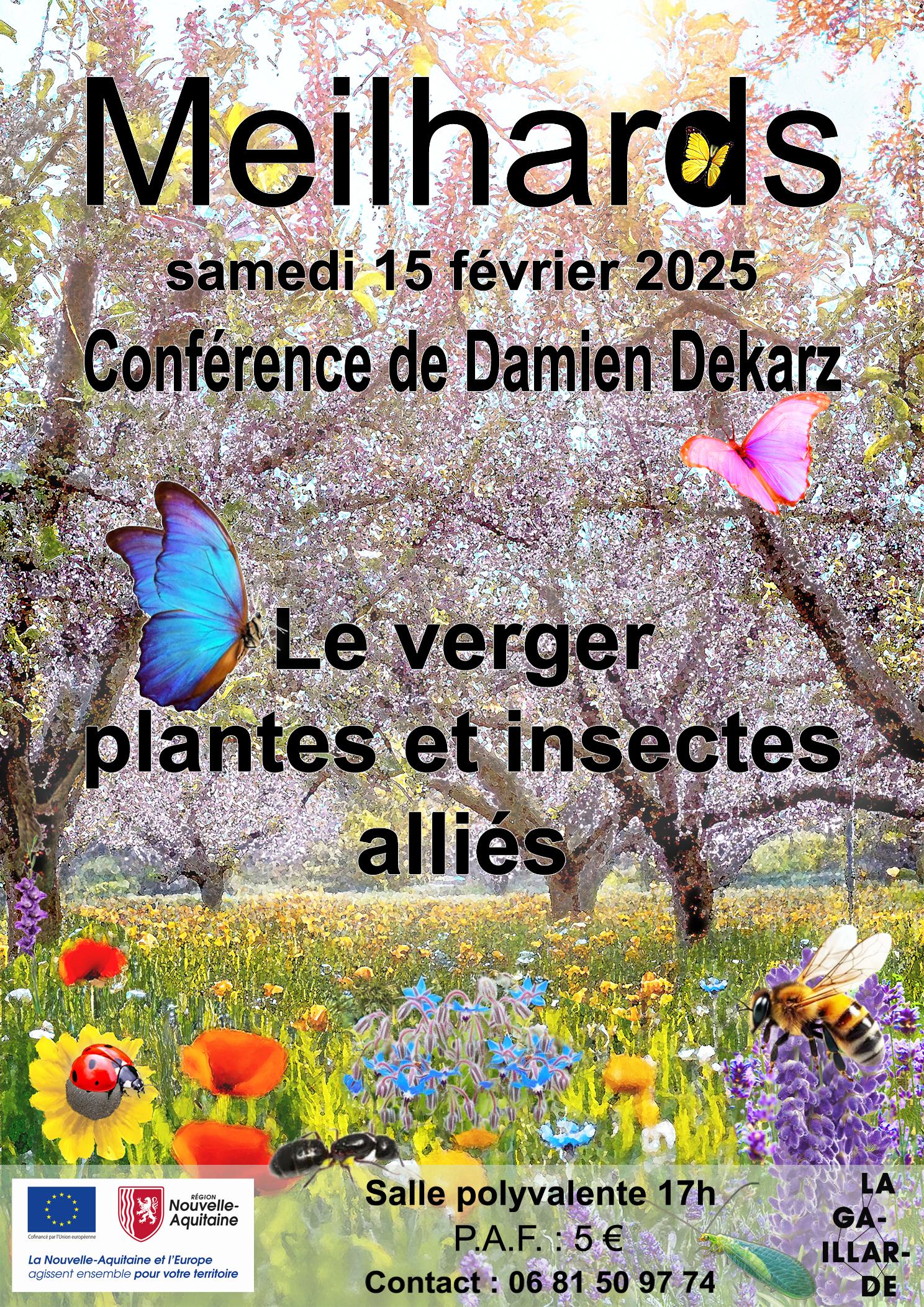 conference insectes par Damien Dekarz