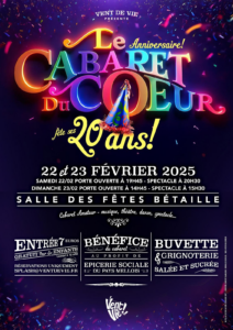 Cabaret du Coeur Vent de Vie à Bétaille - événement caritatif annuel @ Salle des Fêtes