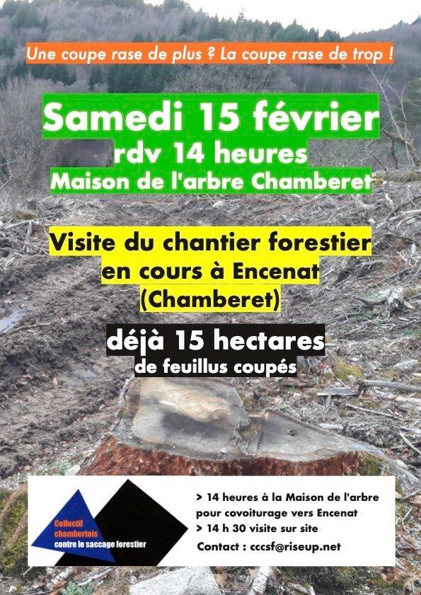 collectif chambertois contre le saccage forestier