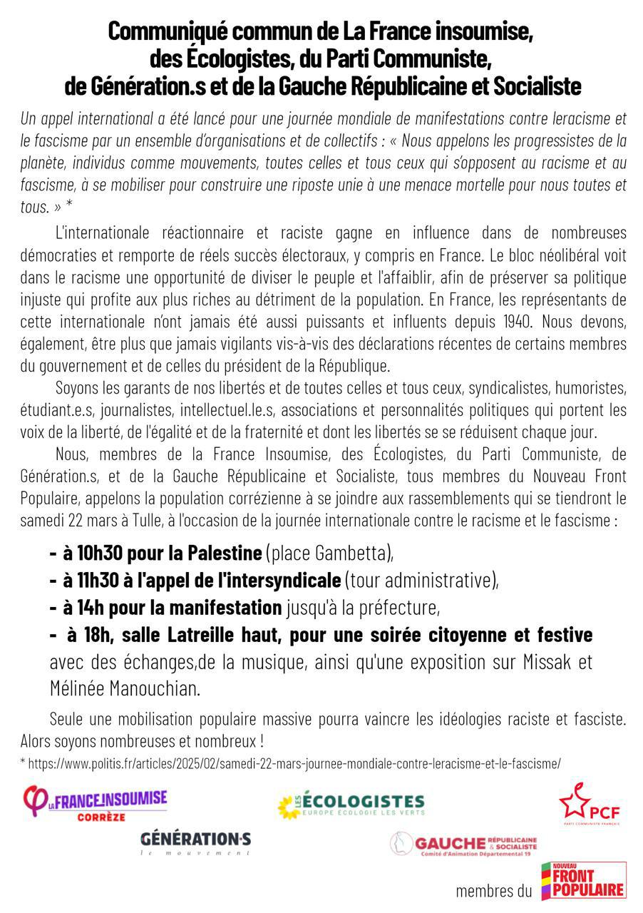 22 mars journee contre racisme et extreme droite 2