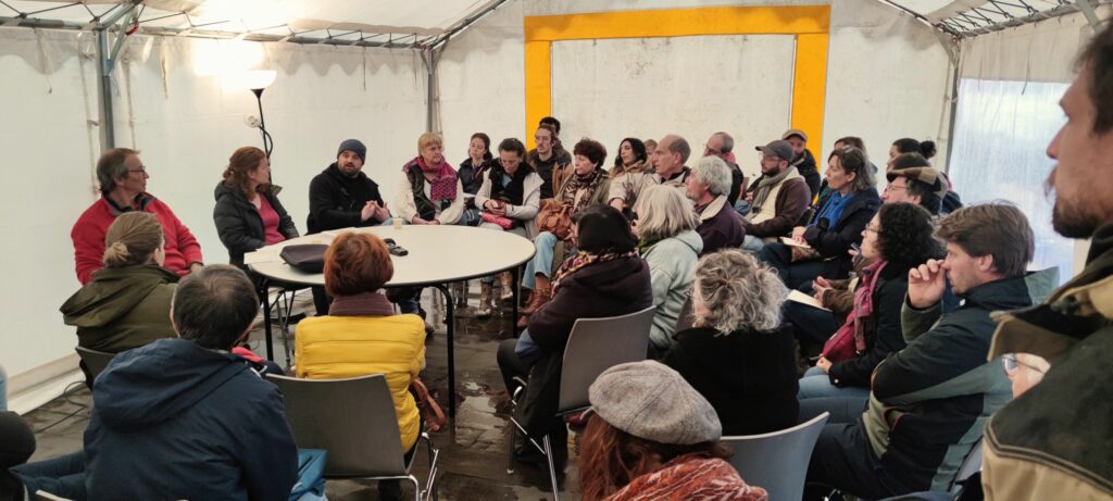 Table ronde au salon de l'éco-habitat de Meyssac