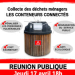 affiche reunion publique poubelles st martin la meanne