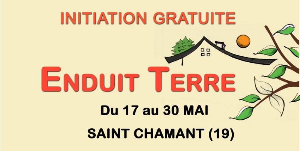 atelier initiation gratuite enduit terre a st chamant