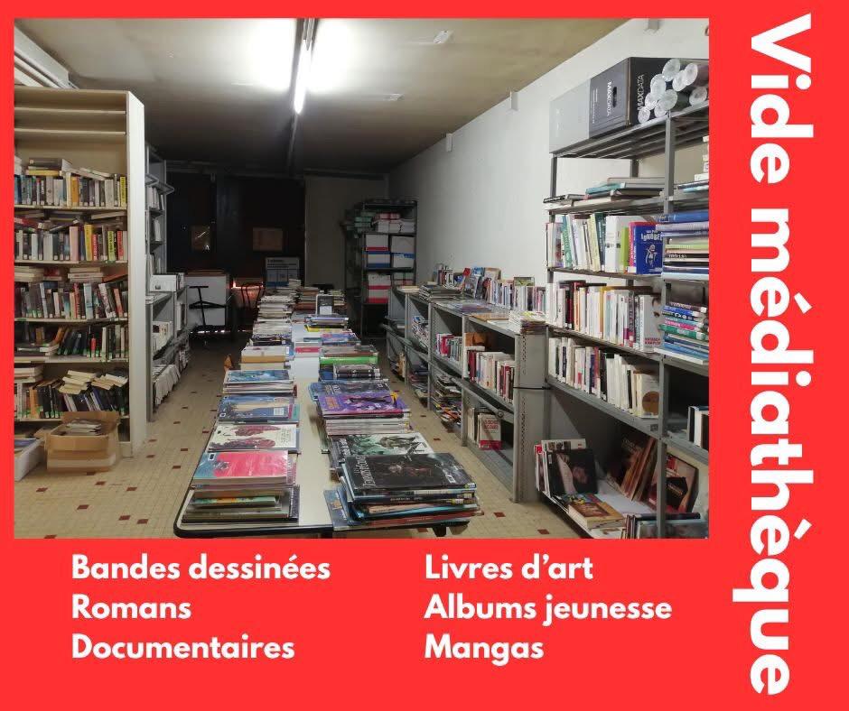 braderie de livres à la médiathèque de St Céré