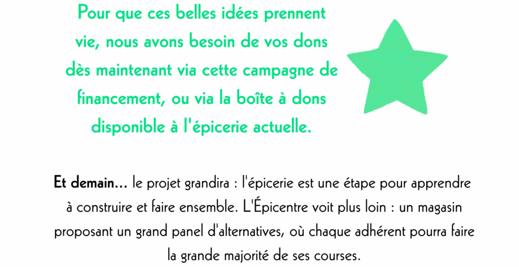 La boite à idées de l'épicerie à Uzerche