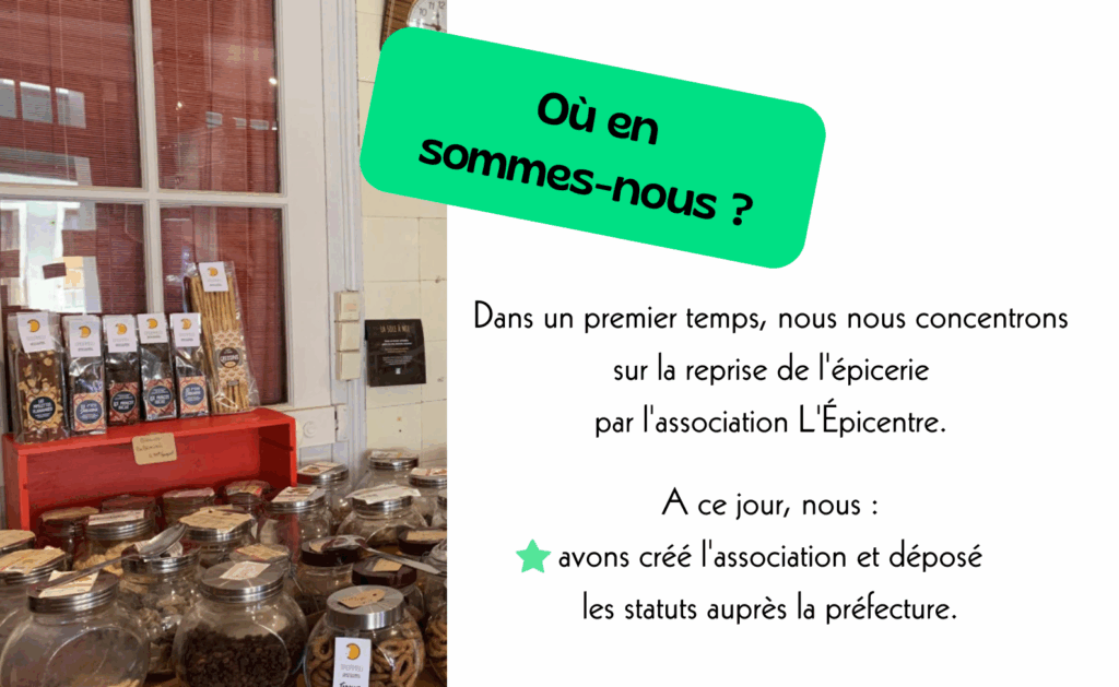 épicerie associative uzerche : le présent