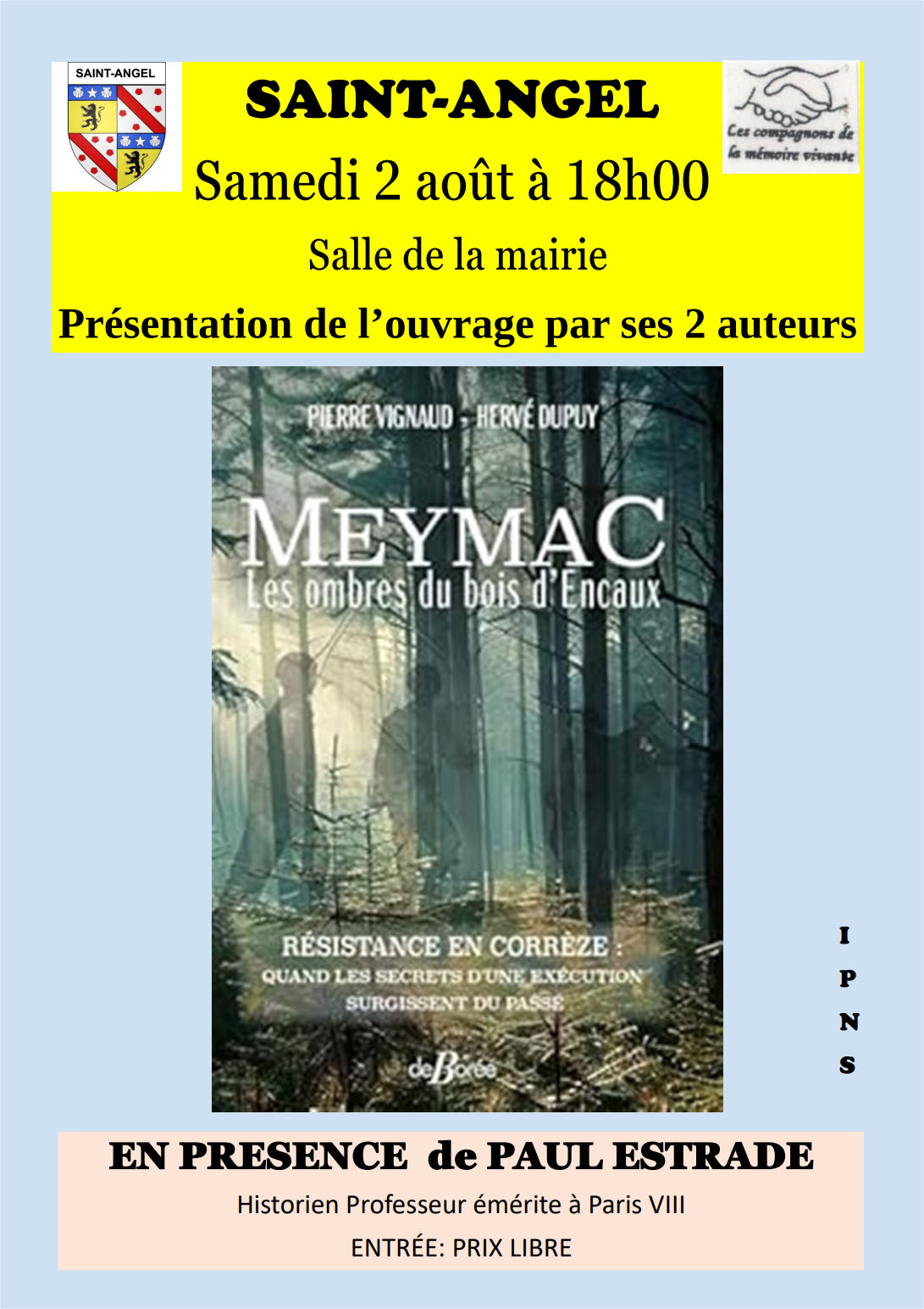 conférence paul estrade les ombres du bois d'encaux