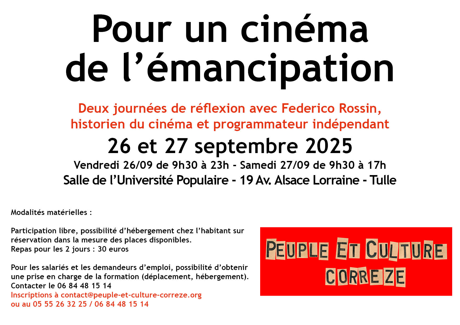 formation cinema federico rossin peuple et culture correze