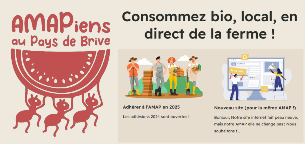nouveau site amapiens au pays de brive