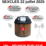 Réunion publique "poubelles connectées" et tarification incitative à Sexcles